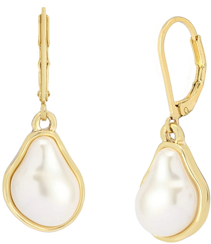 Robert Lee Morris Soho Pearl Drop Earrings