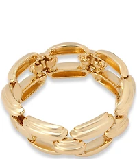 Robert Lee Morris Soho Ribbed Chain Link Line Bracelet