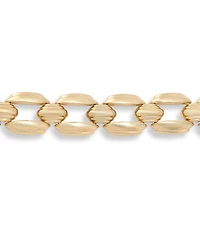 Robert Lee Morris Soho Ribbed Chain Link Line Bracelet