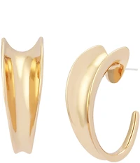 Robert Lee Morris Soho Chunky Sculpted Hoop Earrings