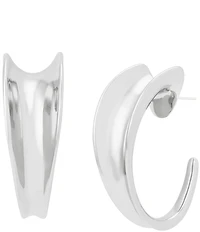 Robert Lee Morris Soho Chunky Sculpted Hoop Earrings