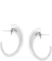 Robert Lee Morris Soho Chunky Sculpted Hoop Earrings