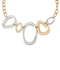 Robert Lee Morris Soho Sculpted Link Bib Collar Necklace