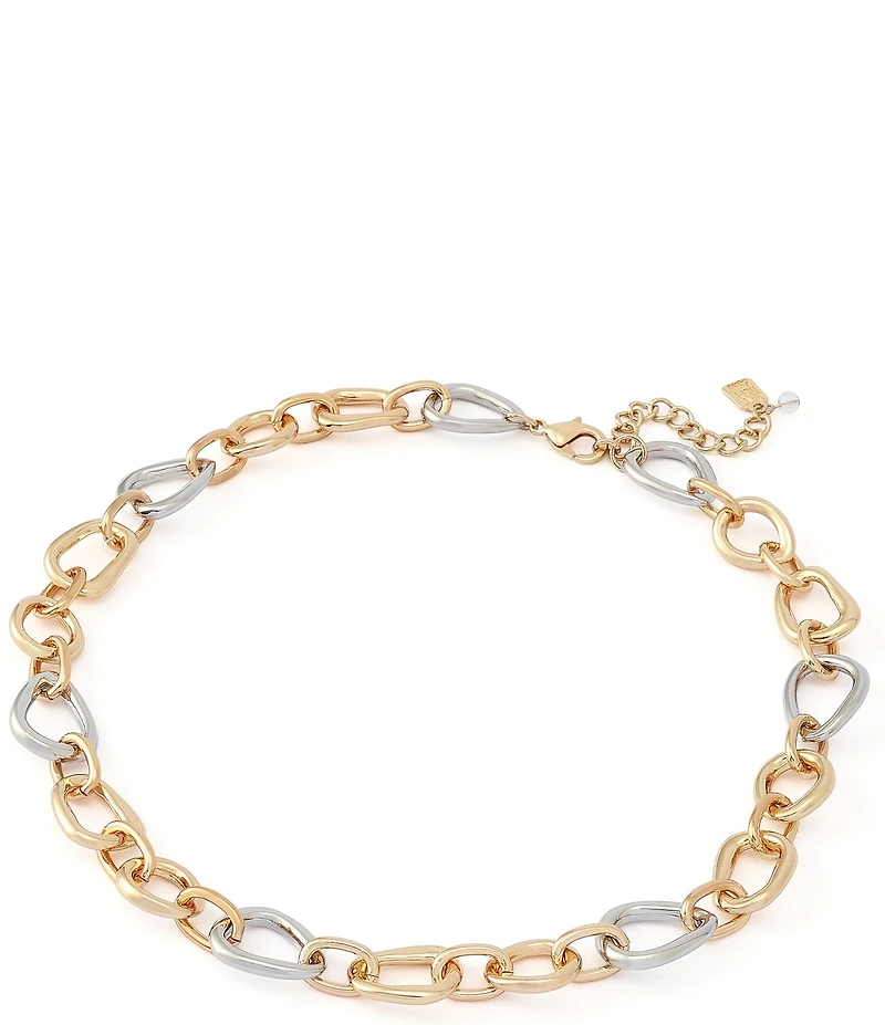 Robert Lee Morris Soho Sculpted Link Collar Necklace