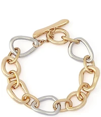 Robert Lee Morris Soho Sculpted Link Line Bracelet