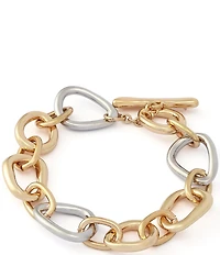 Robert Lee Morris Soho Sculpted Link Line Bracelet