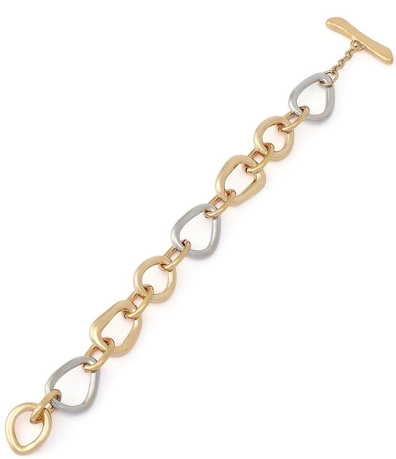 Robert Lee Morris Soho Sculpted Link Line Bracelet