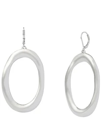 Robert Lee Morris Soho Sculpted Oval Drop Earrings