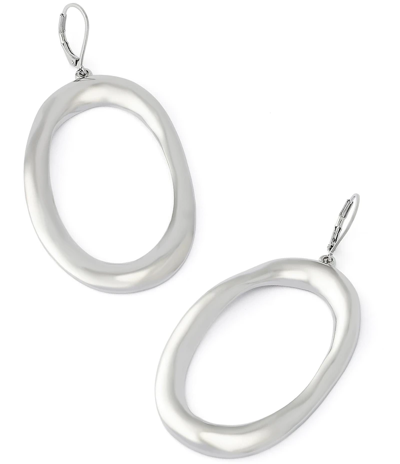 Robert Lee Morris Soho Sculpted Oval Drop Earrings