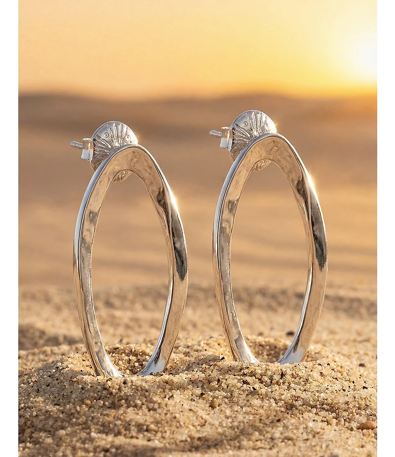 Robert Lee Morris Soho Sculpted Small Circle Hoop Earrings