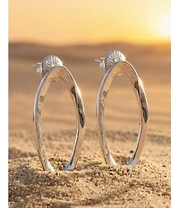 Robert Lee Morris Soho Sculpted Small Circle Hoop Earrings