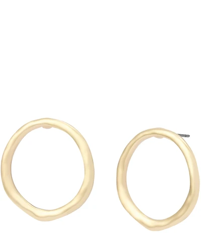 Robert Lee Morris Soho Sculpted Circle Hoop Earrings