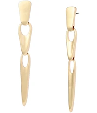 Robert Lee Morris Soho Sculptural Link Linear Earrings
