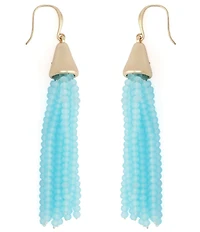 Robert Lee Morris Soho Seed Bead Fringe Drop Earrings