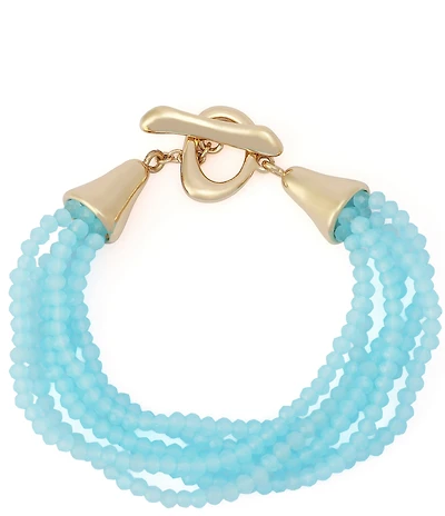 Robert Lee Morris Soho Seed Bead Layered Line Bracelet