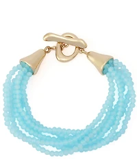 Robert Lee Morris Soho Seed Bead Layered Line Bracelet