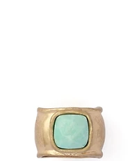 Robert Lee Morris Soho Turquoise Stone Band Ring