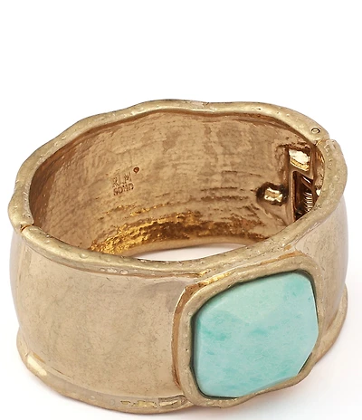 Robert Lee Morris Soho Turquoise Stone Bangle Bracelet