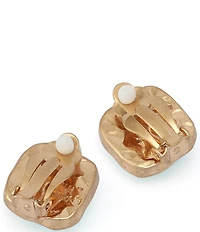 Robert Lee Morris Soho Turquoise Stone Clip-On Earrings