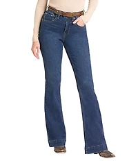 Rock & Roll Denim High Rise Straight Leg Boot Cut Jeans