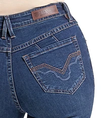 Rock & Roll Denim High Rise Straight Leg Boot Cut Jeans