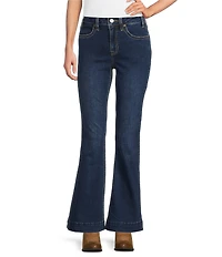 Rock & Roll Denim High Rise Wide Leg Full Length Jeans