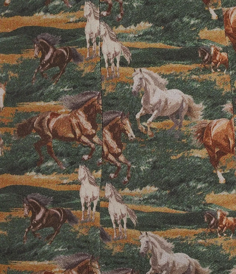 Rock & Roll Denim Horse Tapestry Dress