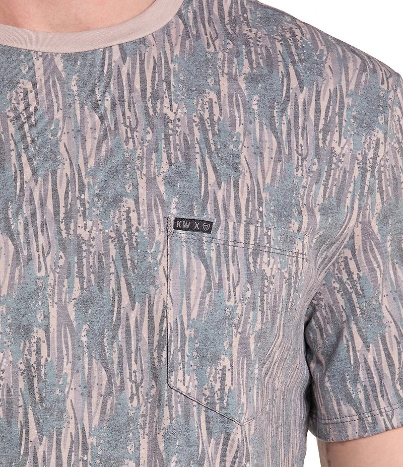 Rock & Roll Denim Koe Wetzel x Rock & Roll Camouflage Printed T-Shirt