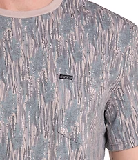 Rock & Roll Denim Koe Wetzel x Rock & Roll Camouflage Printed T-Shirt