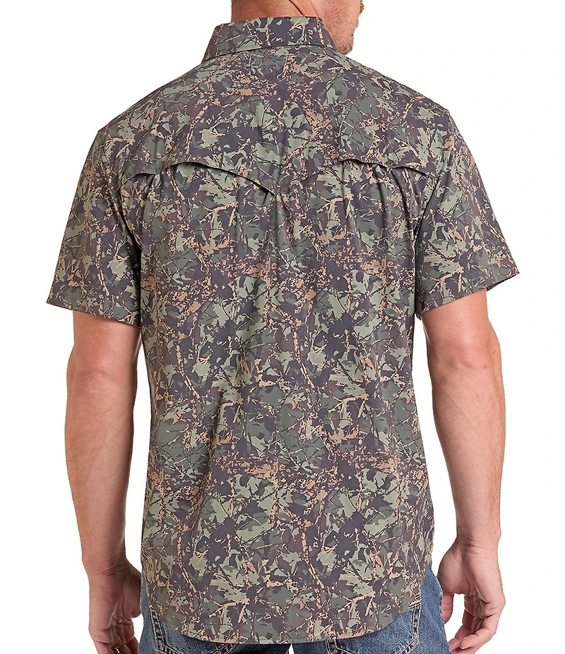 Rock & Roll Denim Koe Wetzel x Rock & Roll TEK Western Camouflage Woven Shirt