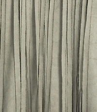 Rock & Roll Denim Microsuede Fringe Scoop Neck Sleeveless Sheath Dress