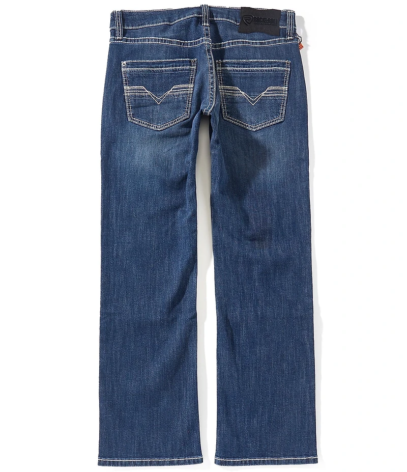 Rock & Roll Denim Regular Fit Straight Leg Jeans