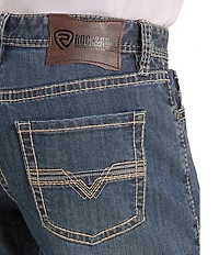 Rock & Roll Denim Relaxed-Fit Stackable Boot Jeans