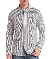 Rock & Roll Denim TEK Core Striped Woven Shirt