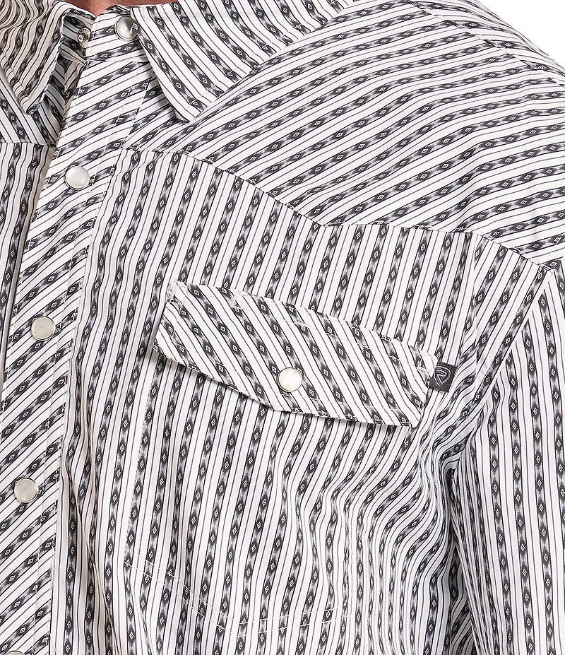 Rock & Roll Denim TEK Core Striped Woven Shirt
