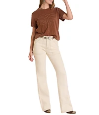 Rock & Roll Denim Wide Leg Full Length Jeans