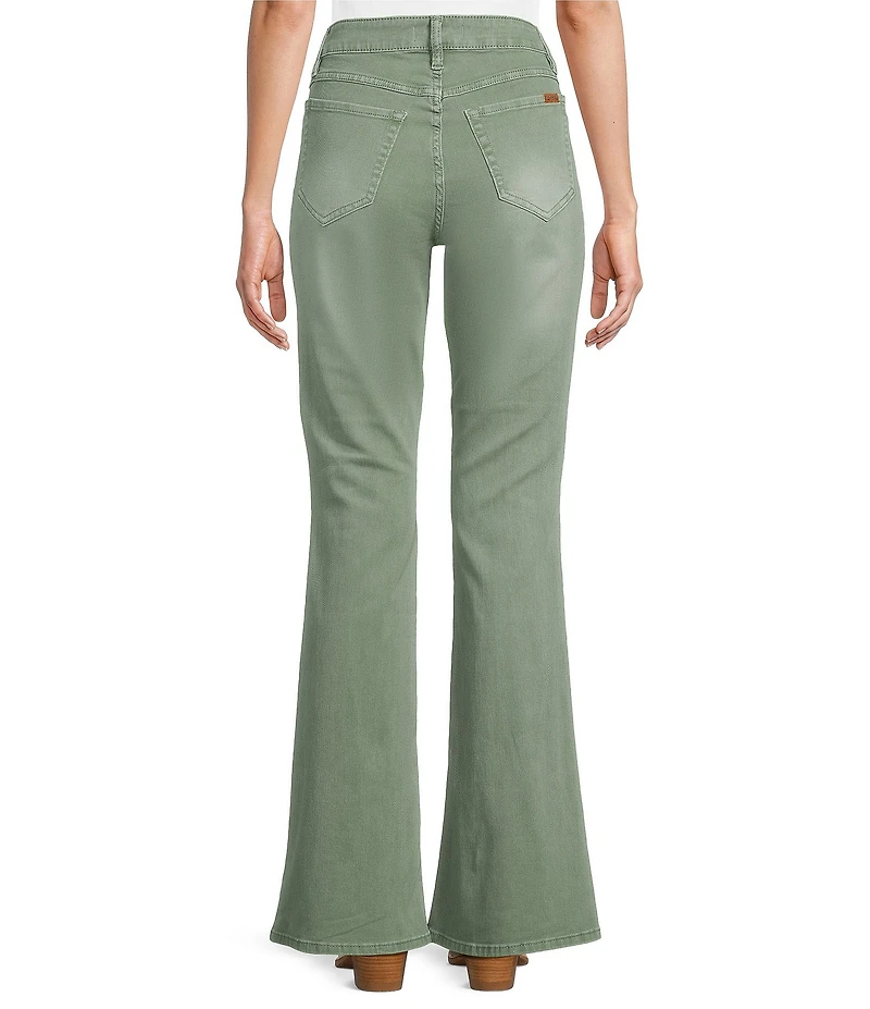 Rock & Roll Stretch Denim Wide Leg Full Length Jeans