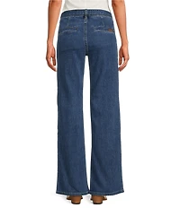 Rock & Roll Stretch Denim Wide Leg Full Length Jeans