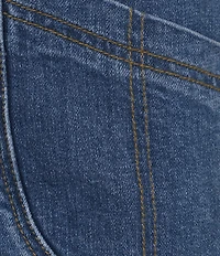 Rock & Roll Stretch Denim Wide Leg Full Length Jeans