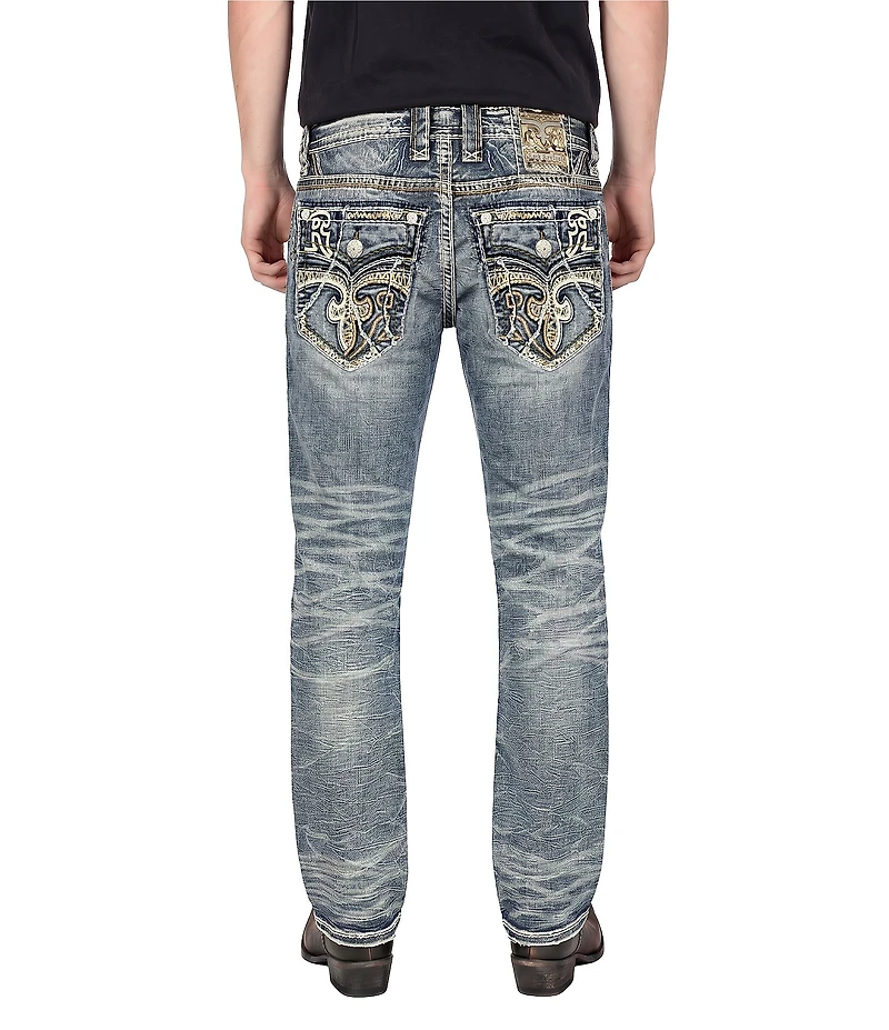 Rock Revival 32#double; Bootcut Hart Straight Leg Jeans