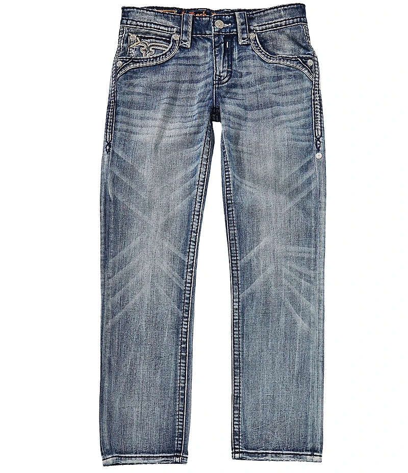 Rock Revival Richie 32#double; Inseam Straight Leg Jeans