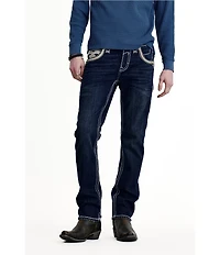 Rock Revival 32#double; Straight Leg Jeans