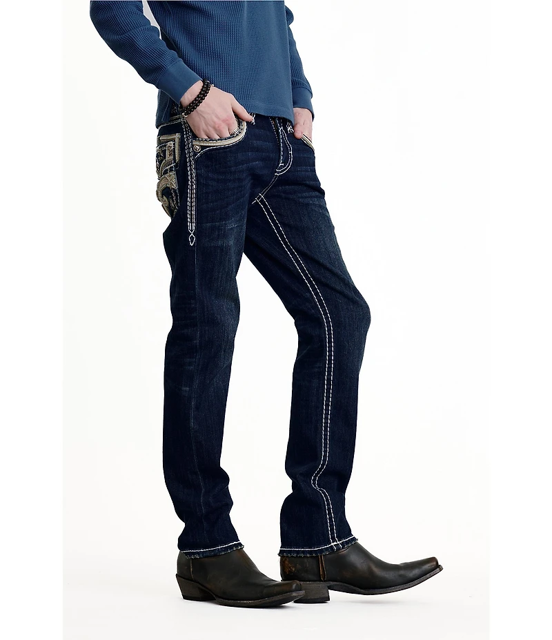 Rock Revival 32#double; Straight Leg Jeans