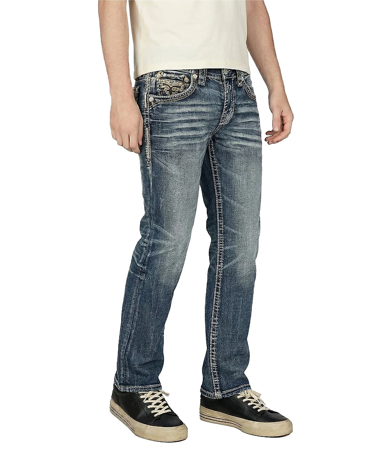 Rock Revival Andrew 32#double; Inseam Bootcut Jeans