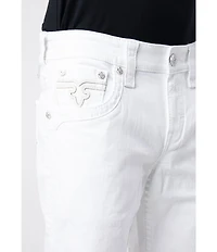 Rock Revival Arther Fleur-De-Lis Embroidered-Pocket 13#double; Inseam Shorts