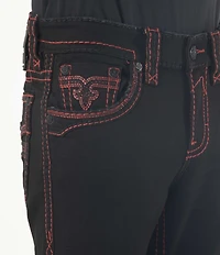Rock Revival Arther Straight Custom Matte Black On Black Hardware Jeans