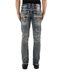 Rock Revival Bert Alternate Destructed Straight Leg Jeans