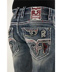 Rock Revival Bert Alternate Destructed Straight Leg Jeans