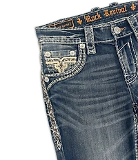 Rock Revival Brayen Straight Fit Fleur-De-Lis Jeans