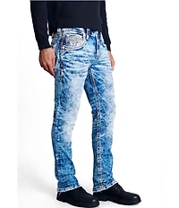 Rock Revival Cayden Alternative Straight Leg Acid Wash Jeans